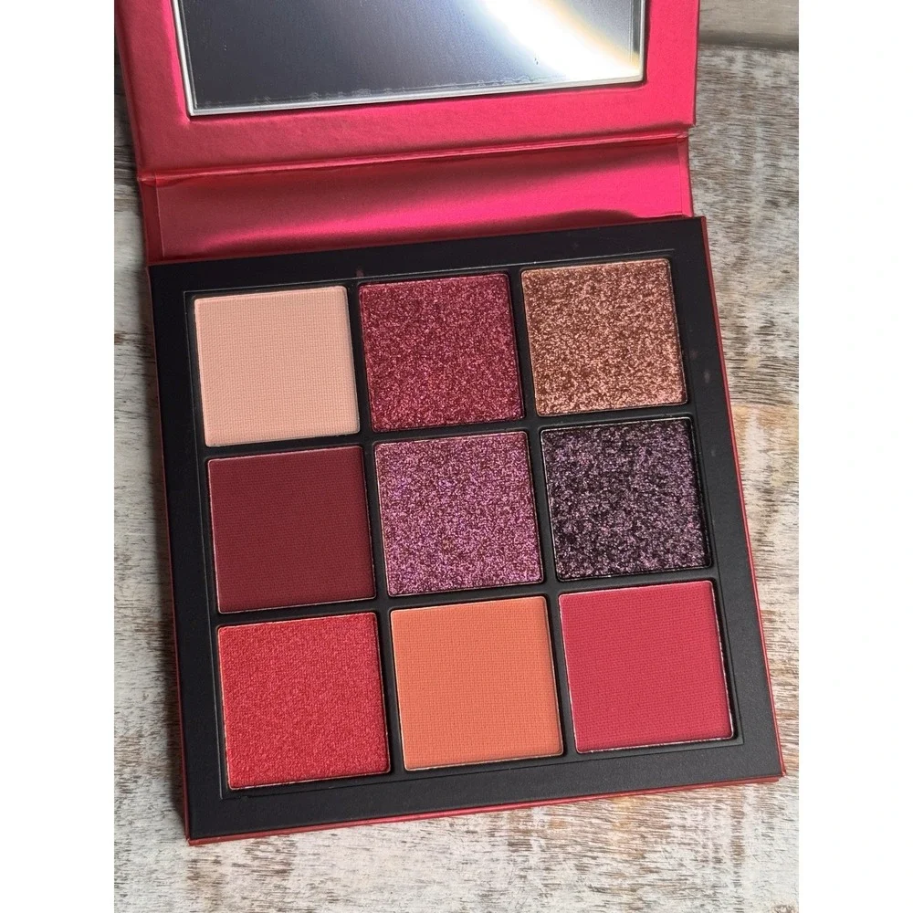 HUDA Beauty Ruby Obsessions Eyeshadow Palette ·‎ 9 Shades · MSRP $27
